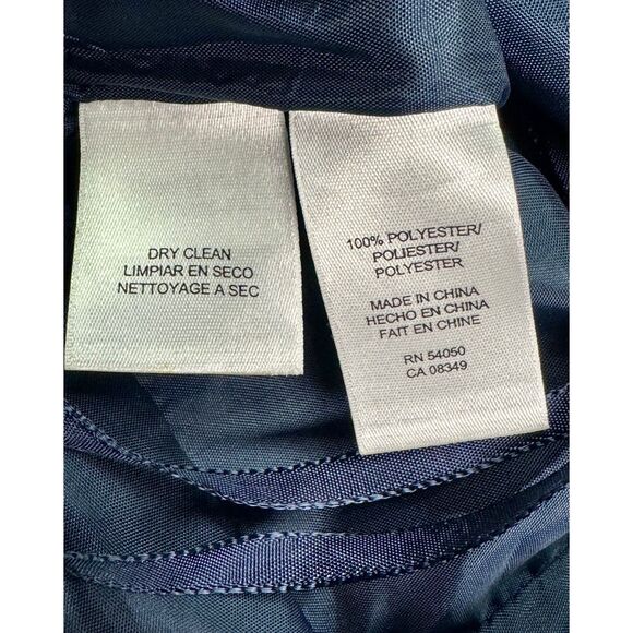 NWT ANNE KLEIN Gorgeous Sapphire Blue Beaded Sheath Dress, Sz 8 - Picture 9 of 10